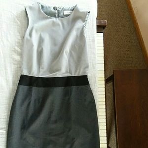 Calvin Klein Grey and Black Dress